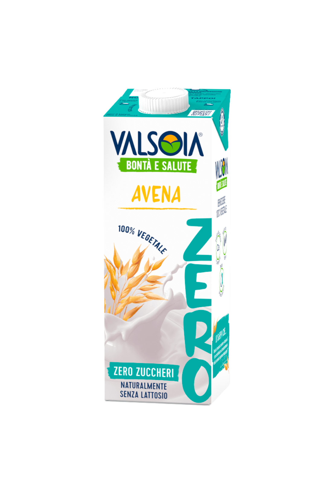 Valsoia Bevanda vegetale a base di Avena, ZERO ZUCCHERI. 1000ml