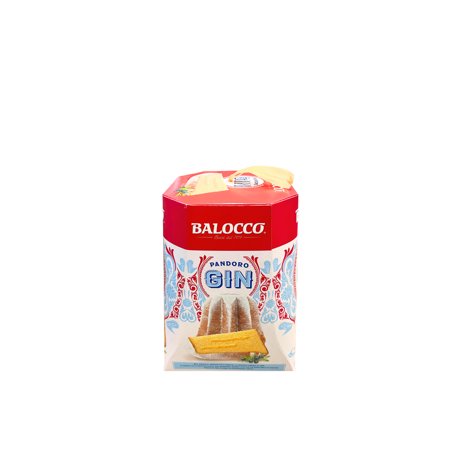 BALOCCO Pandoro al Gin 800g - dolce natalizio italiano elegante e innovativo