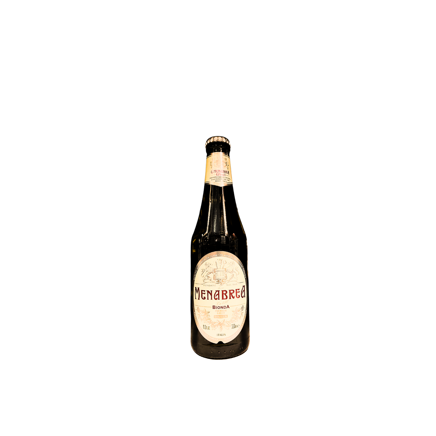 Birra Menabrea Bionda Premium Lager bottiglia 330ml