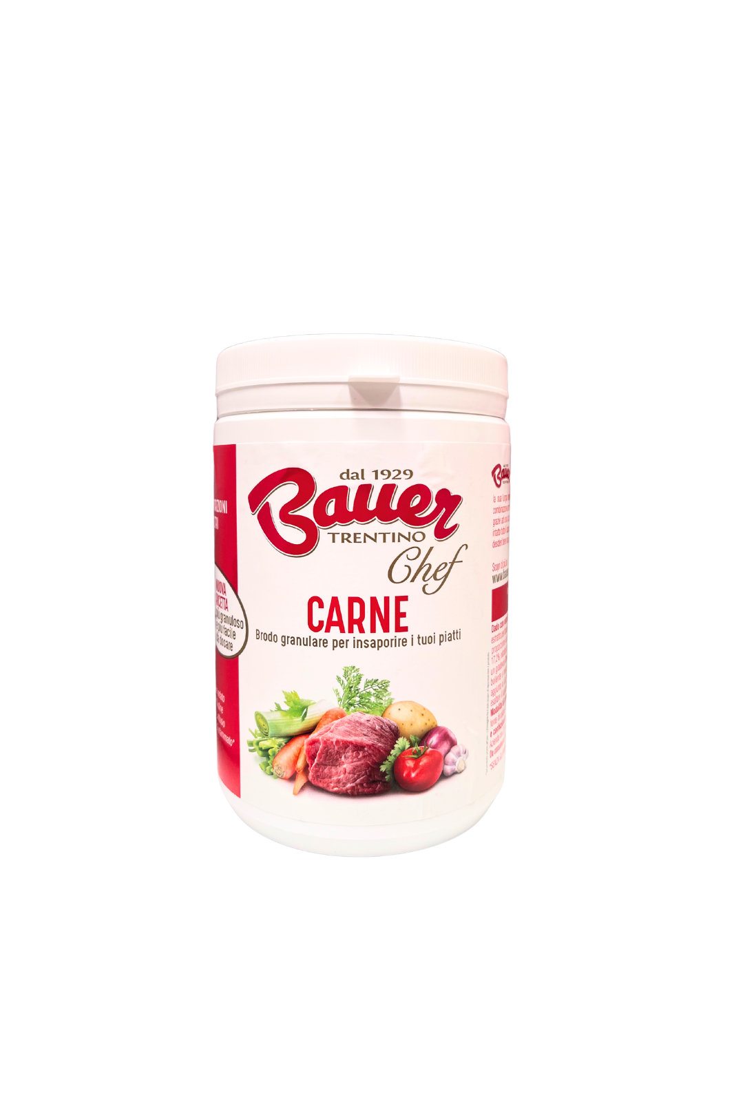 Brodo granulare Bauer 700g – Carne, gusto naturale senza glutammato