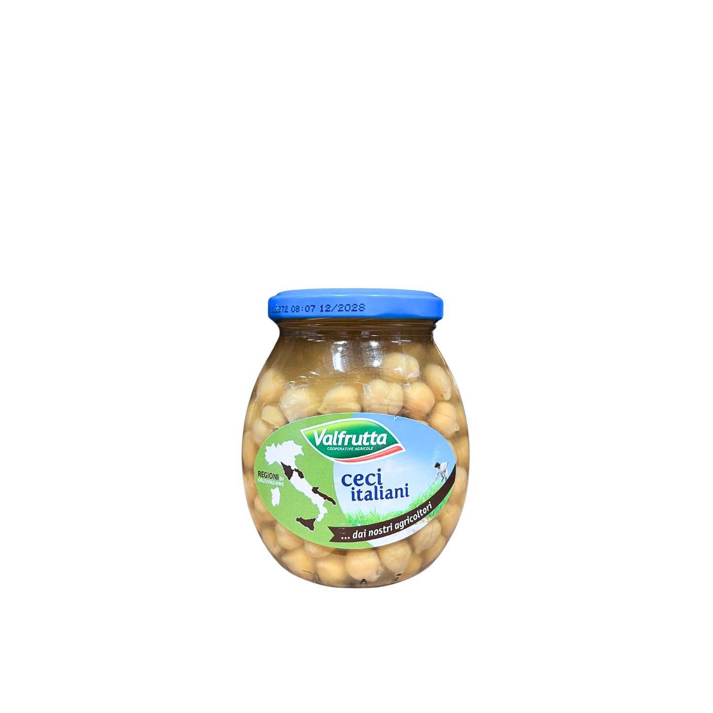 VALFRUTTA Ceci Italiani 360g - Barattolo di ceci teneri e pronti all'uso