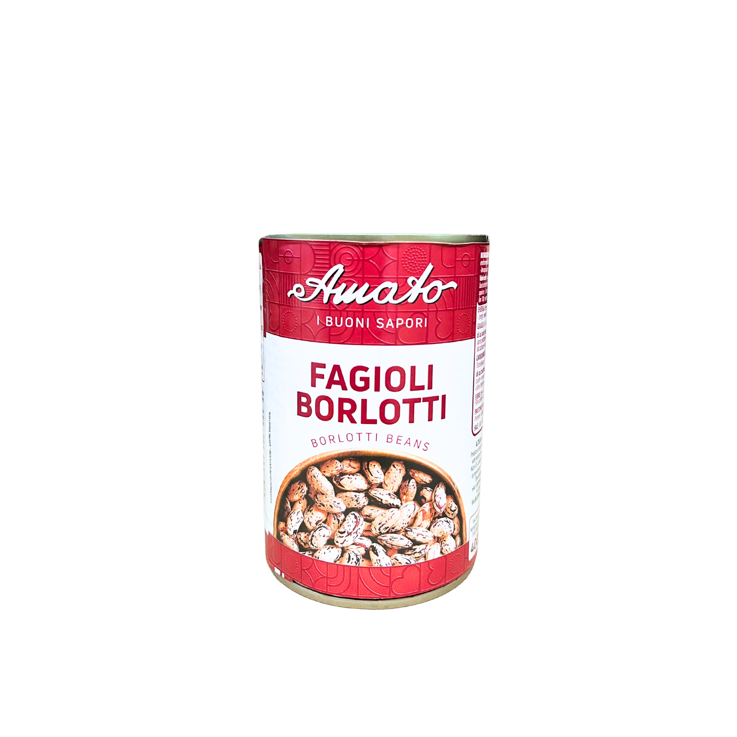 AMATO Fagioli Borlotti 400g - Barattolo di fagioli borlotti teneri e pronti all’uso