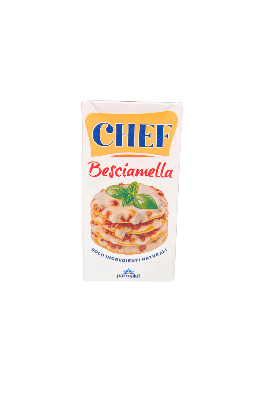 Confezione di Besciamella Parmalat Chef 500ml, ideale per ricette cremose e gratinate.