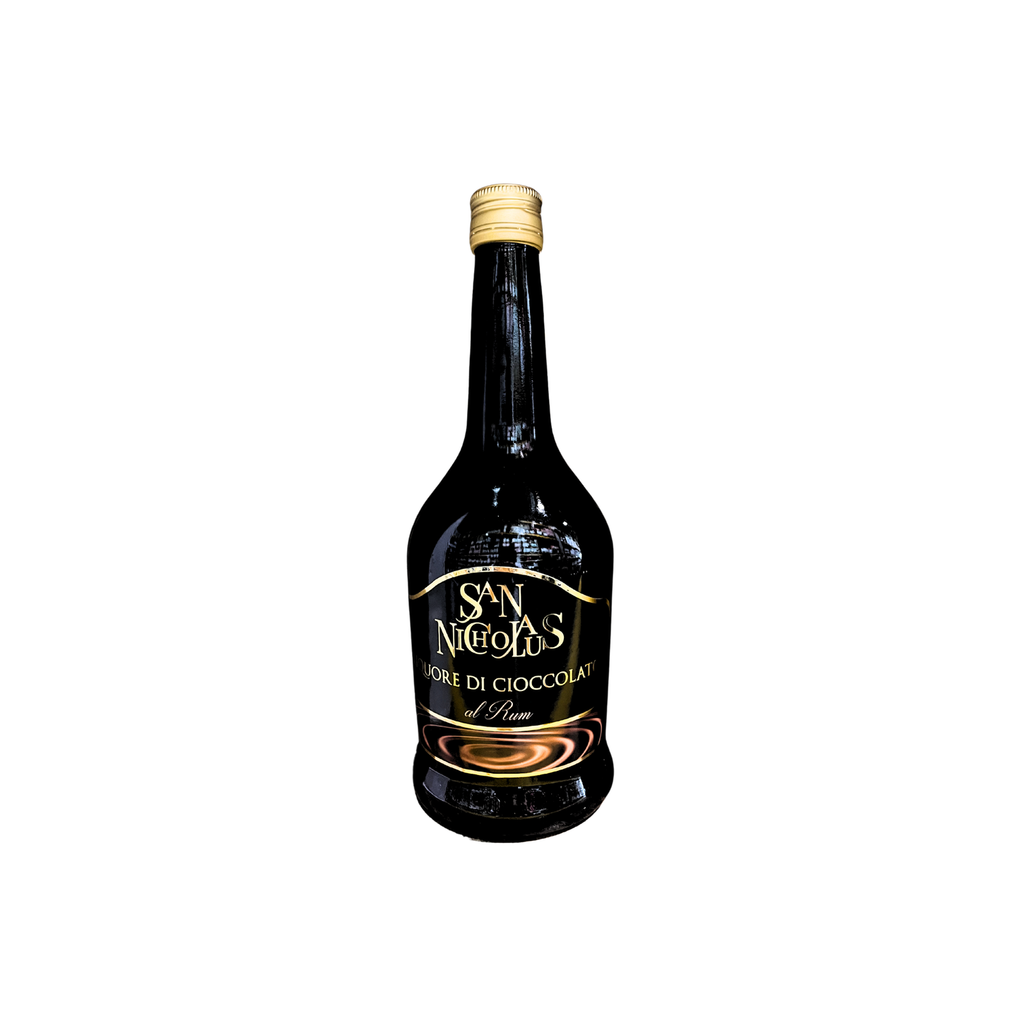 SAN NICHOLAUS Liquore di Cioccolato con Rum 70cl - Bottiglia di liquore cremoso al cioccolato e rum