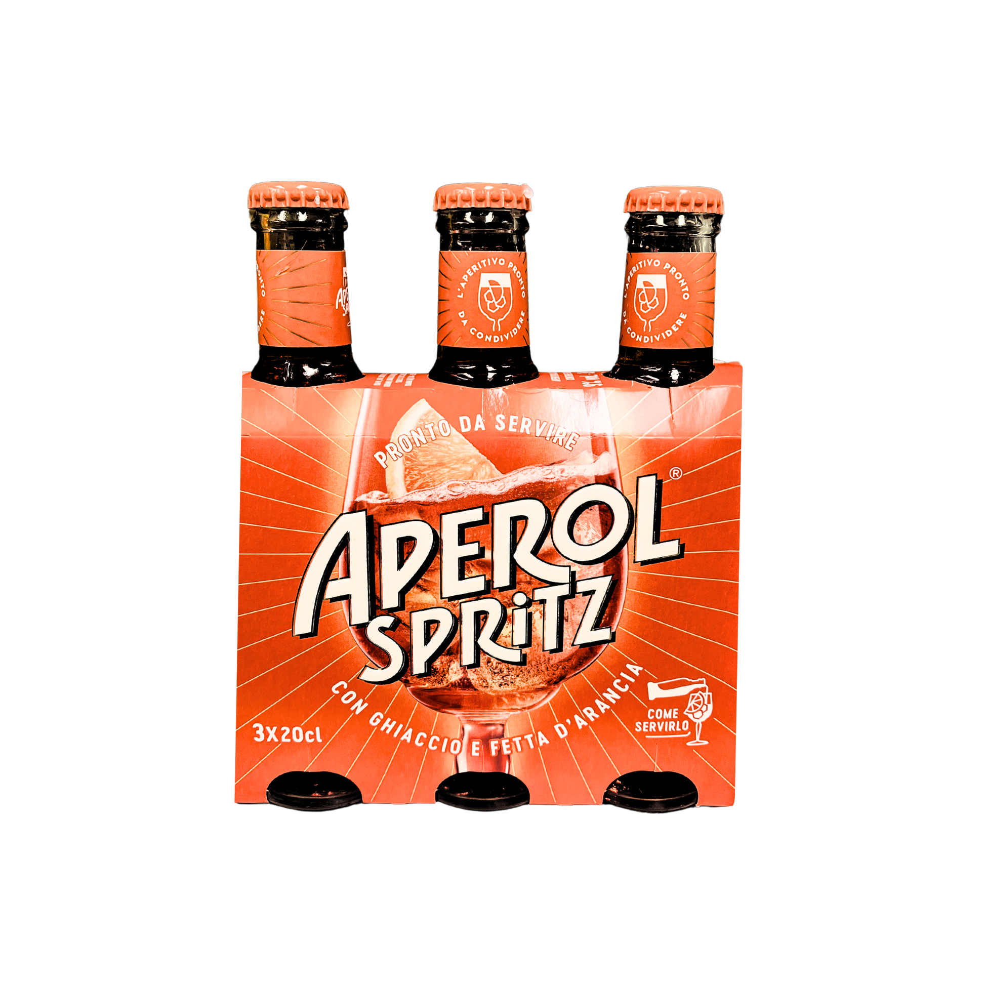 Bottiglie Aperol Spritz pronto da bere 3x20cl – confezione aperitivo italiano