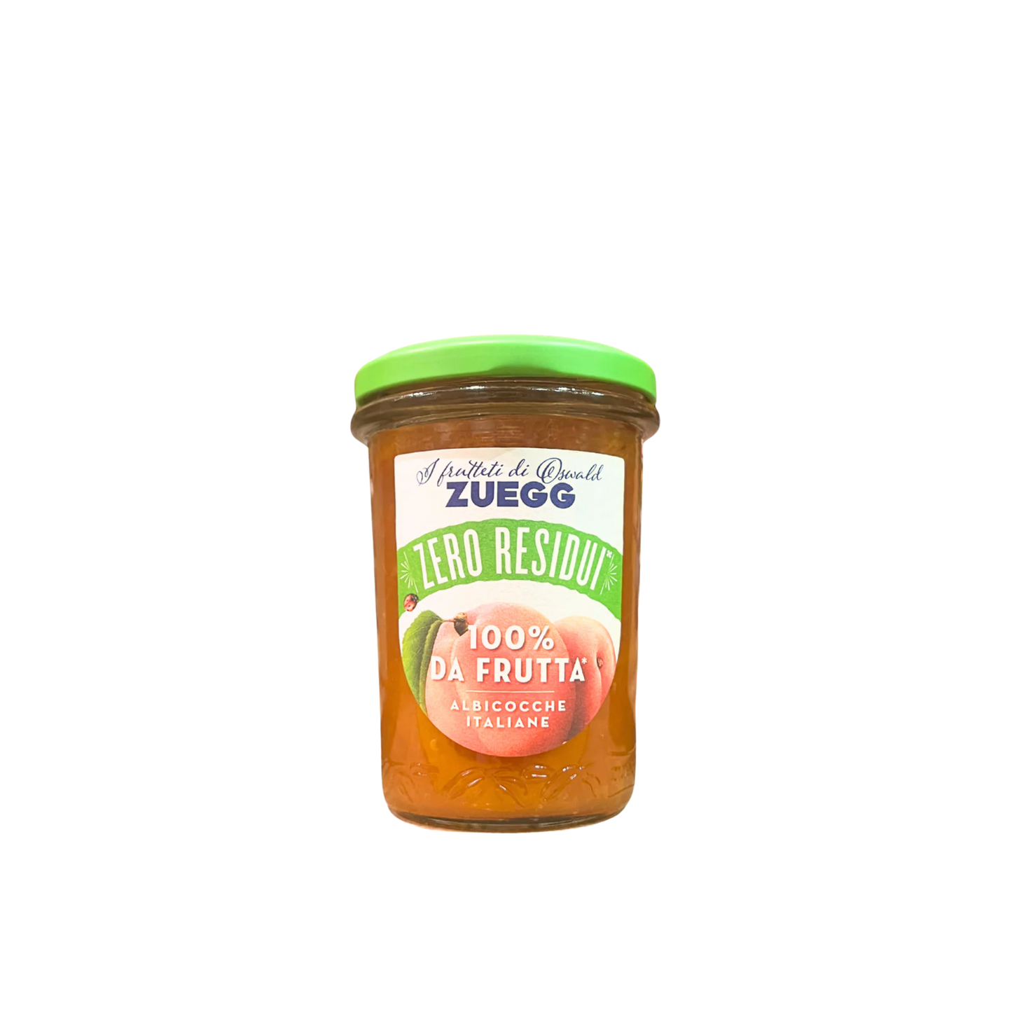 Vasetto di composta di albicocche Zuegg Zero Residui da 230 grammi – selezione Essenza Pisterzi