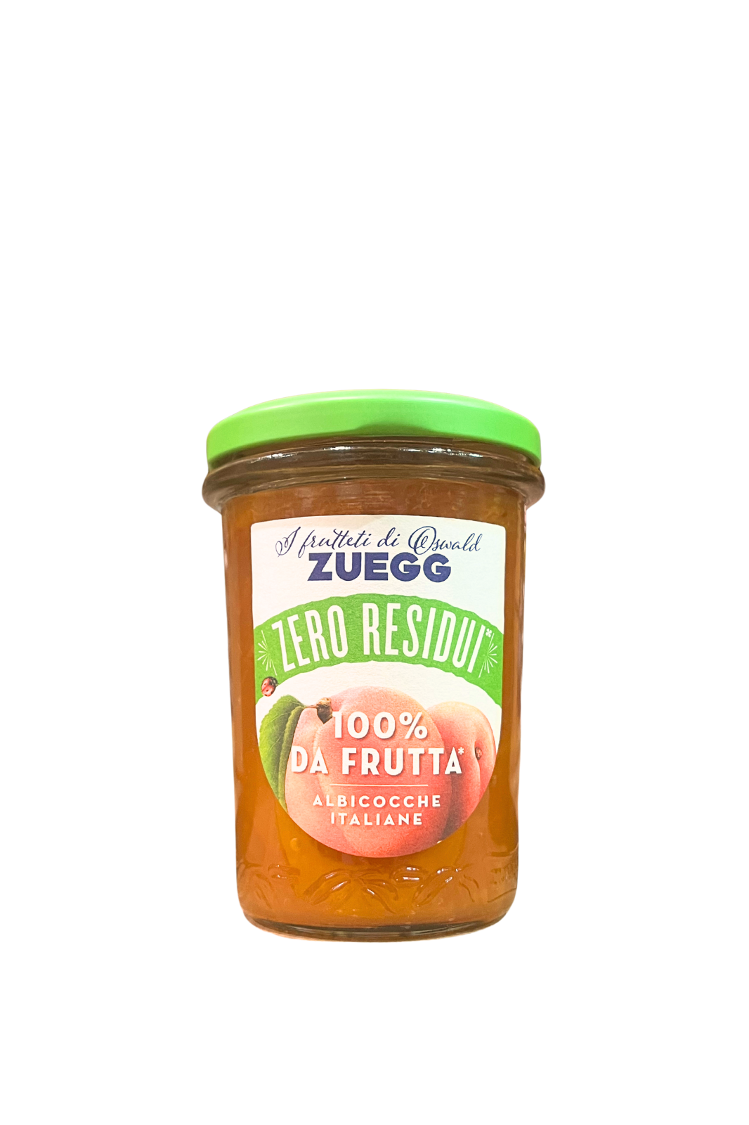 Vasetto di composta di albicocche Zuegg Zero Residui da 230 grammi – selezione Essenza Pisterzi