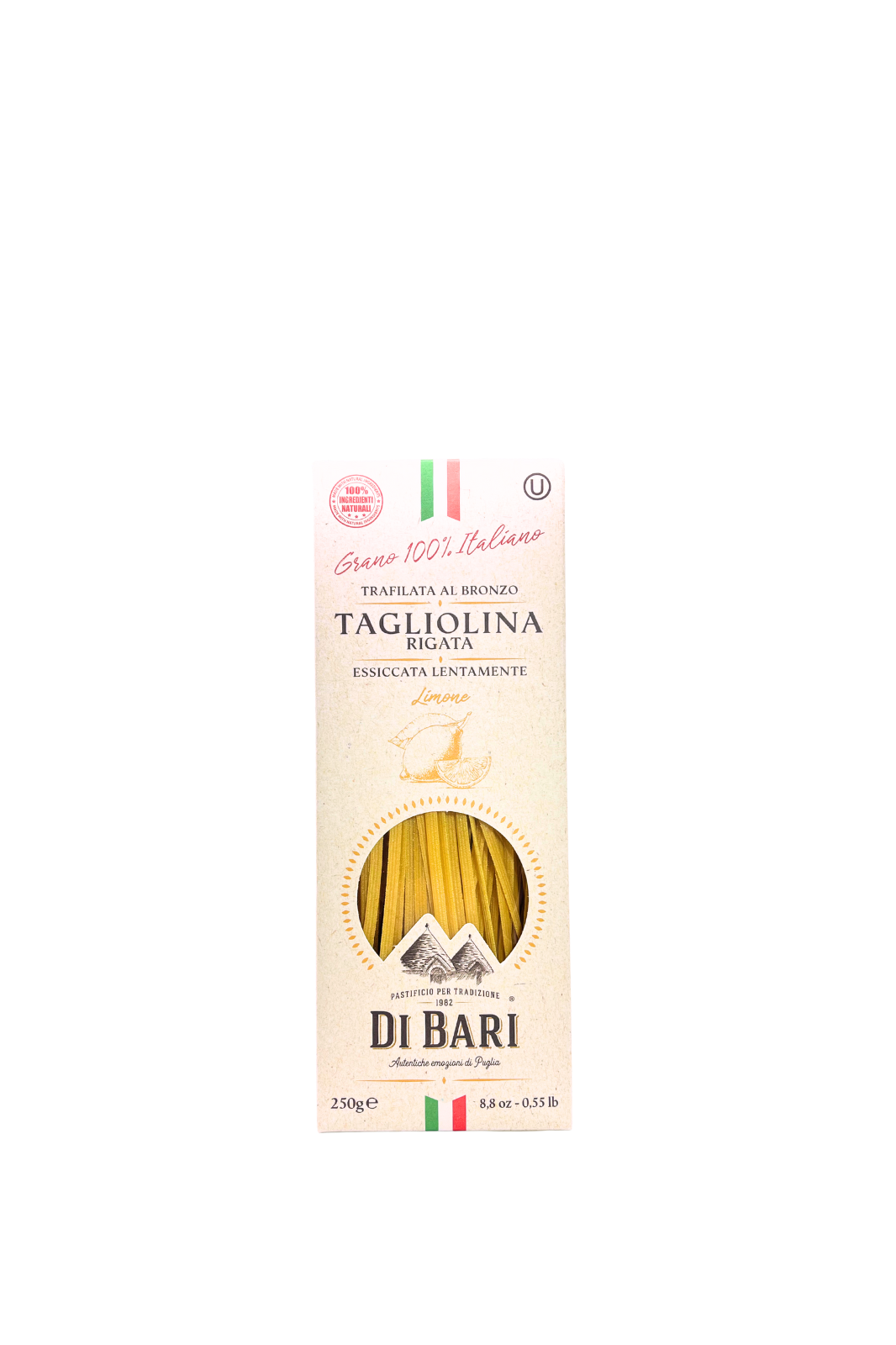 Pastificio di Bari Tagliolina Rigata mit Zitrone 250g