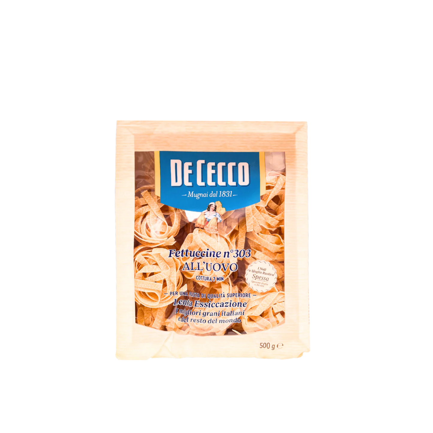 DE CECCO Fettuccine all'Uovo, 500gr.