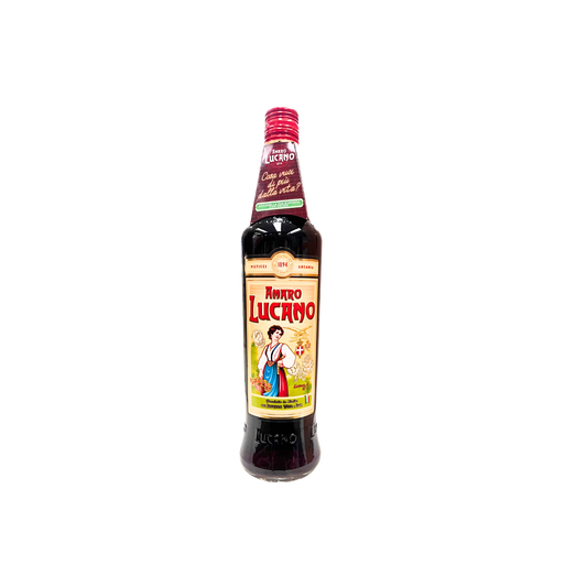 Bottiglia da 70 cl di Amaro Lucano, liquore italiano alle erbe in vendita su ESSENZA PISTERZI.
