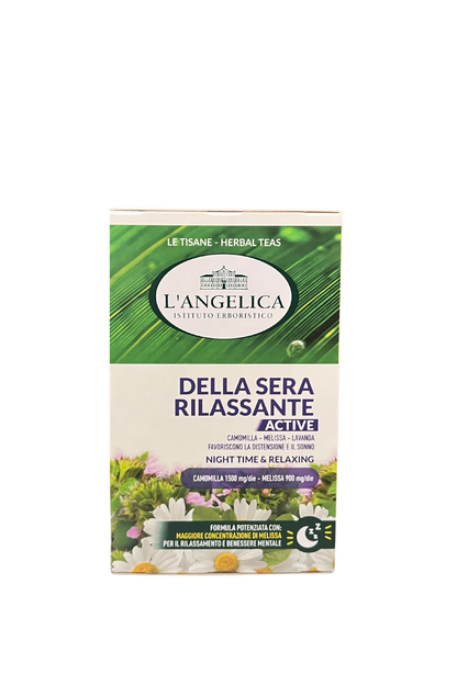 L'ANGELICA Evening Herbal Tea, Relaxing. 18 Filters