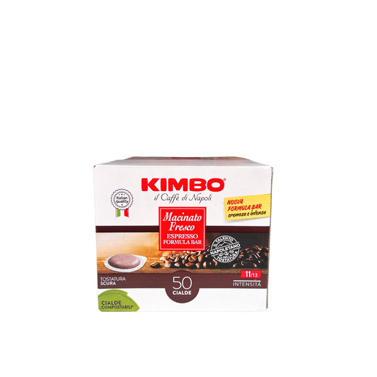KIMBO Il Caffè di Napoli Freshly ground, 50 pods.