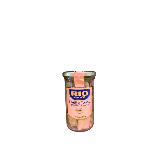 Rio Mare Filetti di Tonno lavorati a mano 250g filetti di tonno premium in olio di oliva
