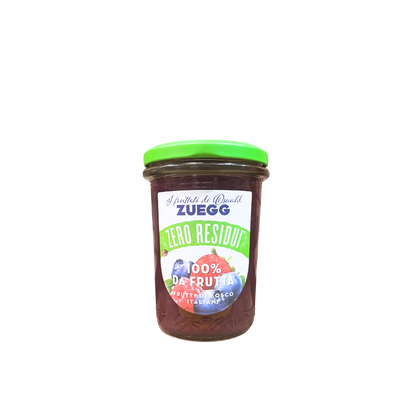 Vasetto di composta di frutti di bosco Zuegg Zero Residui da 230 grammi – selezione Essenza Pisterzi
