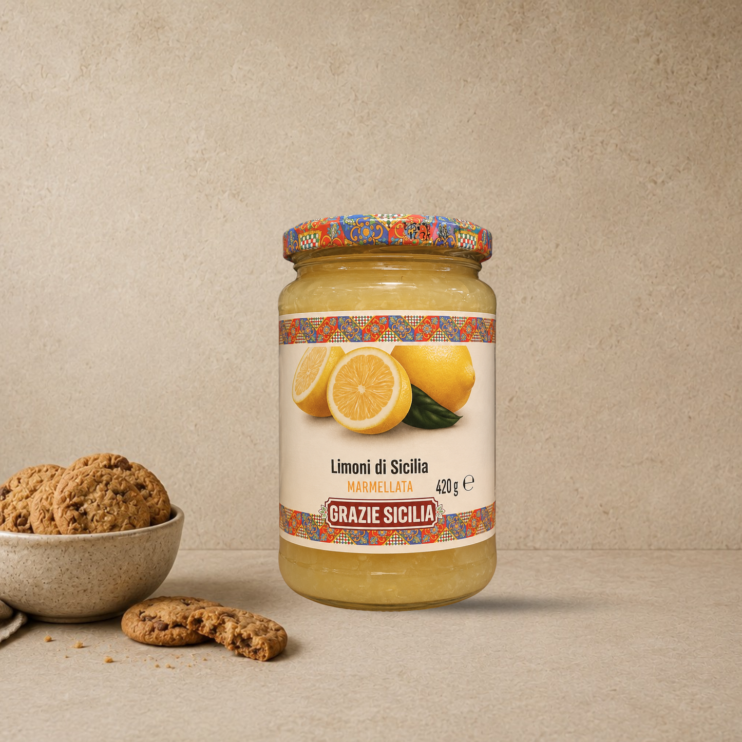 AGRISICILIA Sicilian Lemon Jam, 420g.