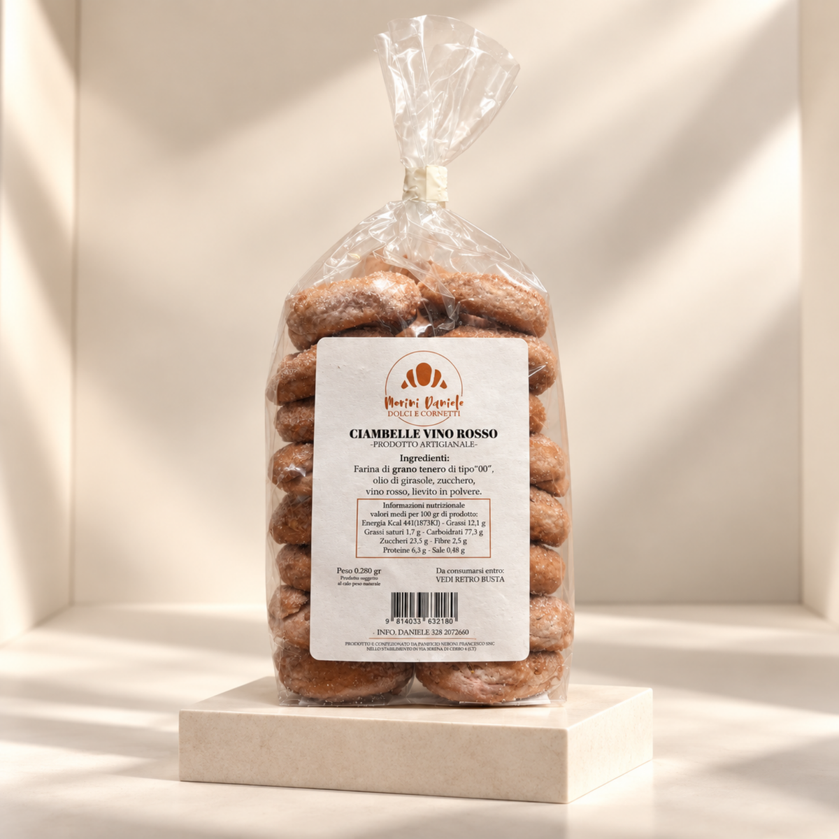 Ciambelle Vino Rosso - 280gr