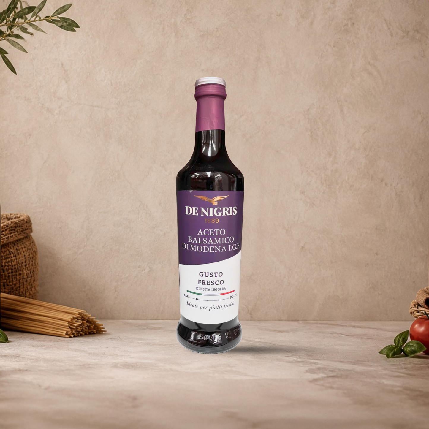 DE NIGRIS Aceto Balsamico di Modena IGP, 500ml.