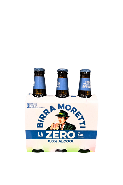 Moretti Beer Zero Alcohol% (3x33cl)
