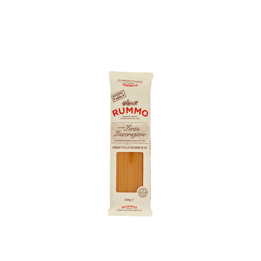 Confezione da 500 g di Spaghetti alla Chitarra Rummo – pasta trafilata al bronzo 