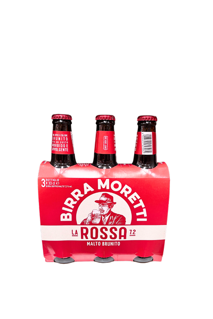 MORETTI Double malt beer, La Rossa Burnished malt (3x33cl).