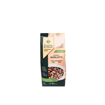 Seasons of Italy Borlotti Beans 100% Piedmont, 400g