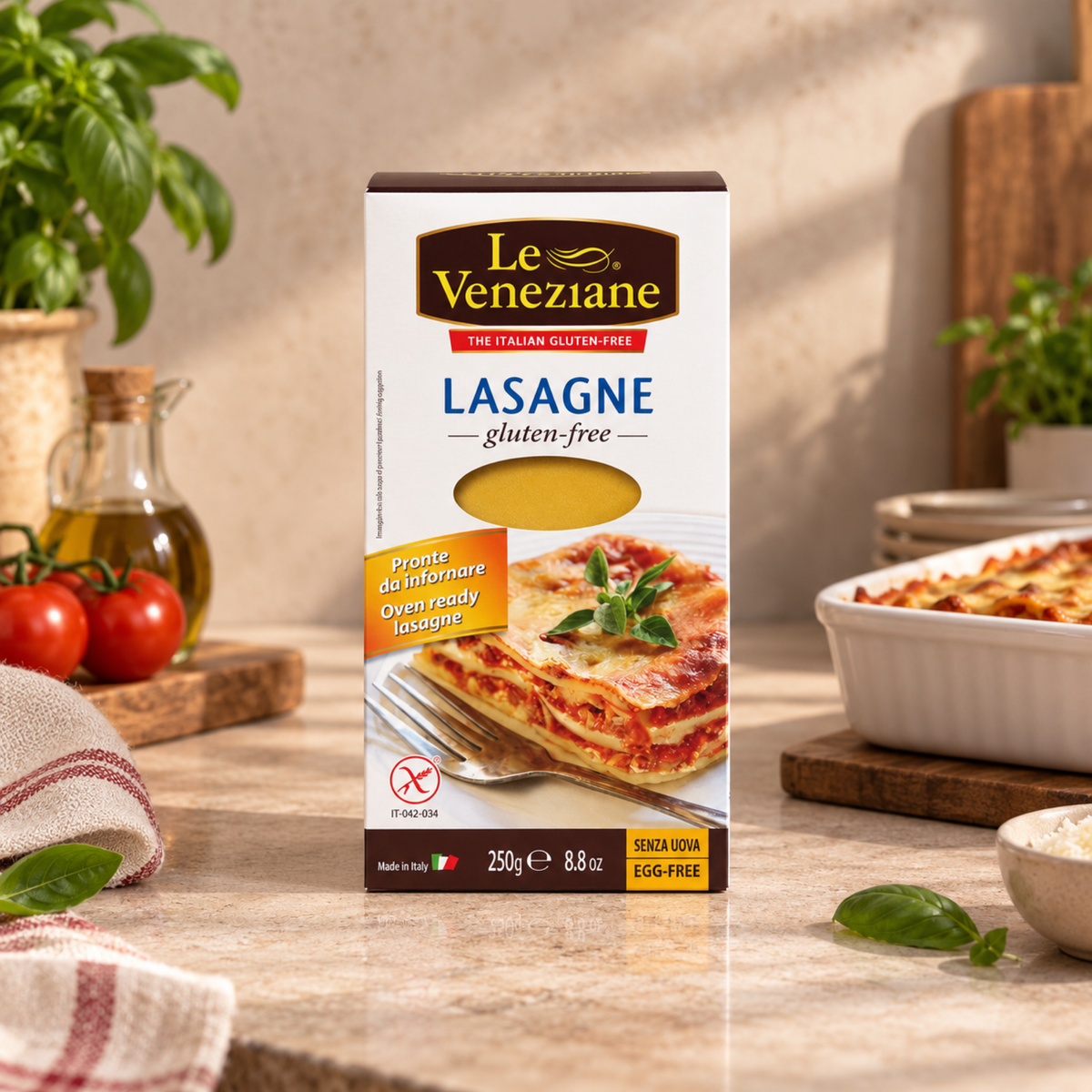 LE VENEZIANE Lasagne Senza Glutine, 250gr.