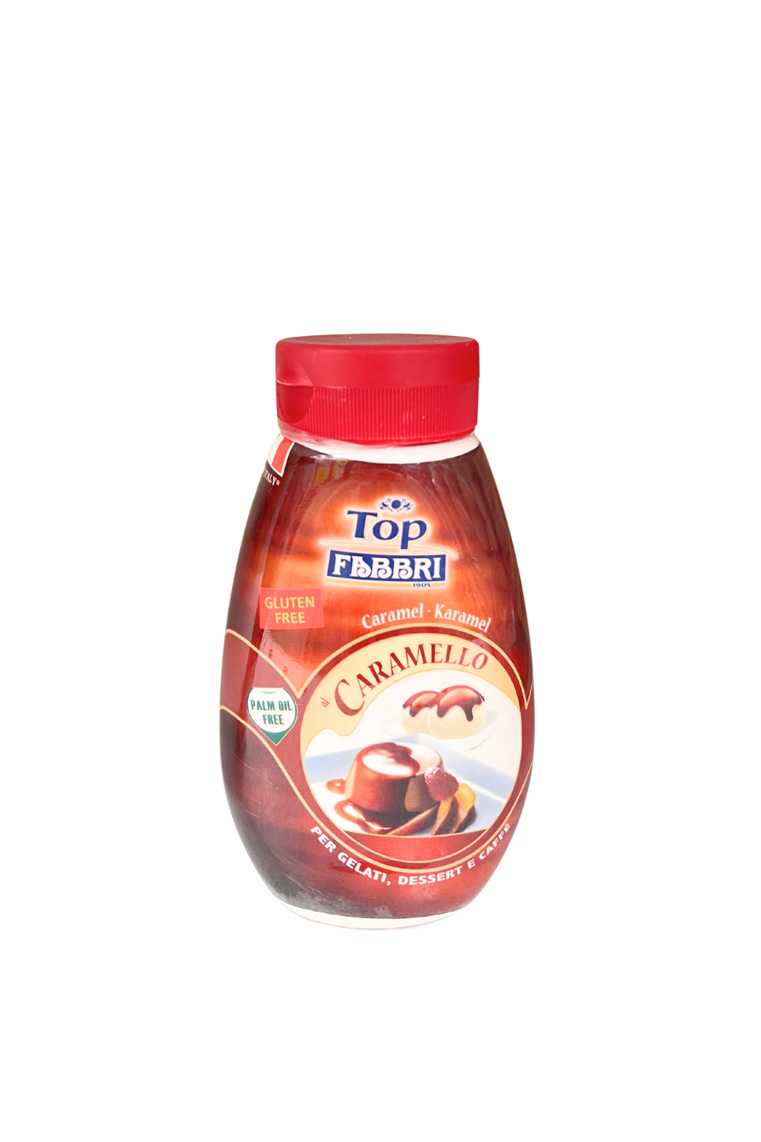Salsa Fabbri Top Royal al Caramello – bottiglia 225 g per dessert e gelati