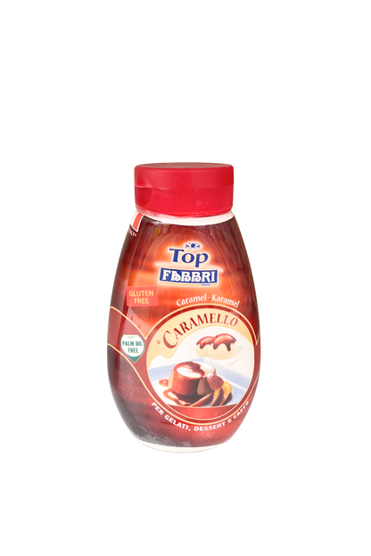 Salsa Fabbri Top Royal al Caramello – bottiglia 225 g per dessert e gelati