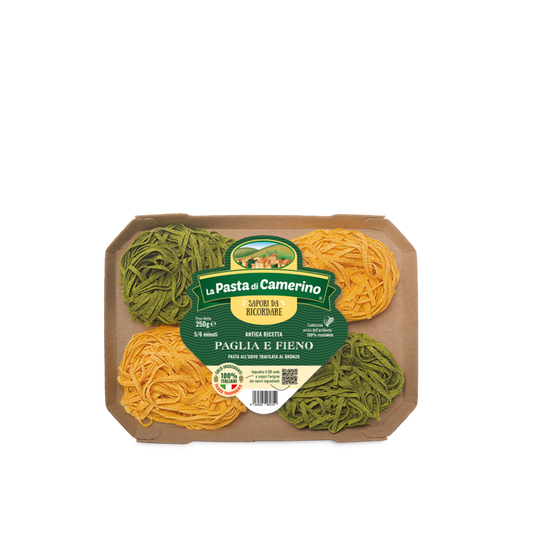 LA PASTA DI CAMERINO Paglia e Fieno all'Uovo, 250gr.