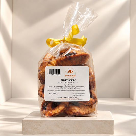 Mini Visciole -  Crostatine con Marmellata di Visciole, 270gr.