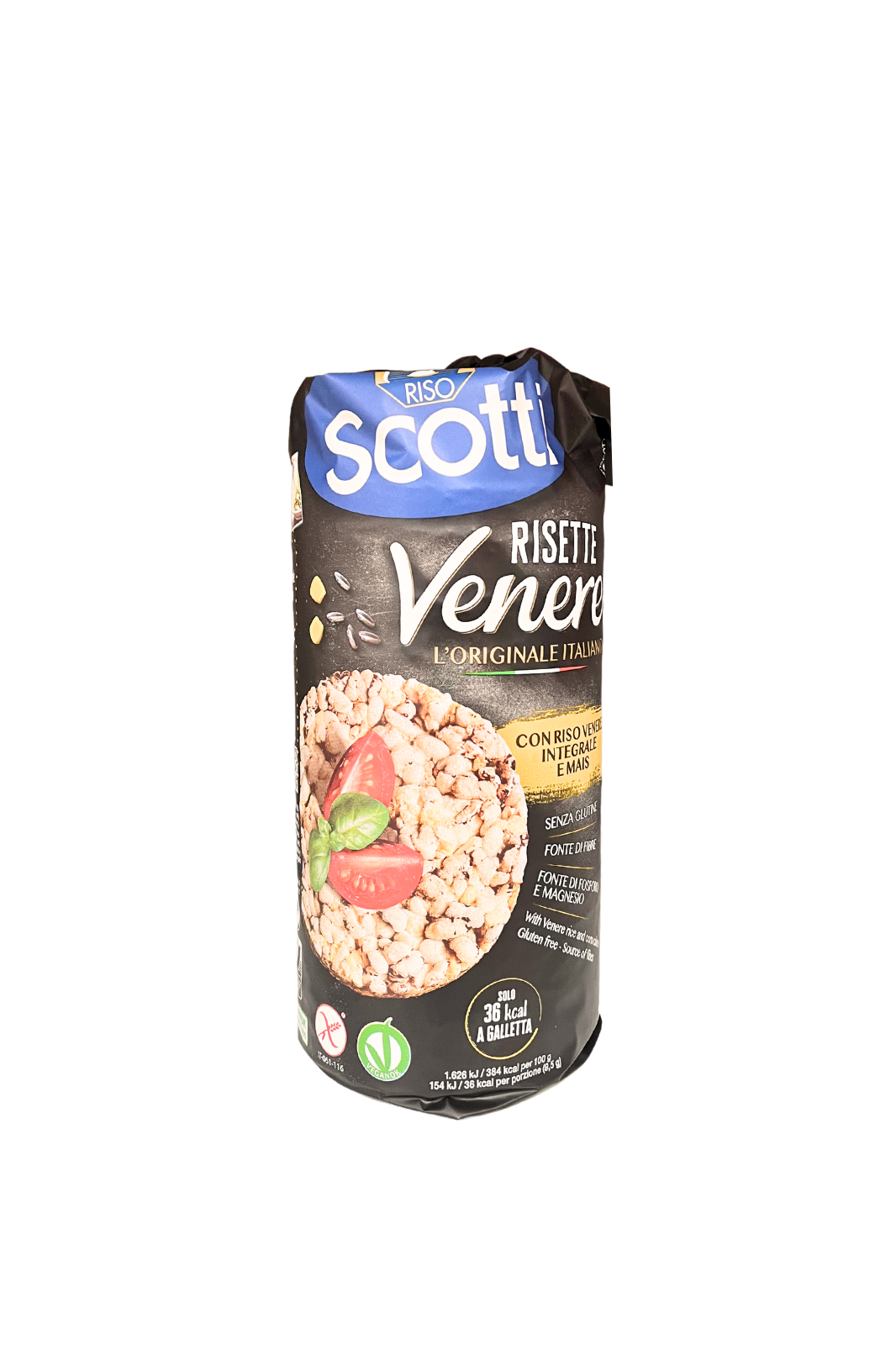 Scotti Gallette di Riso Venere Integrale e Mais