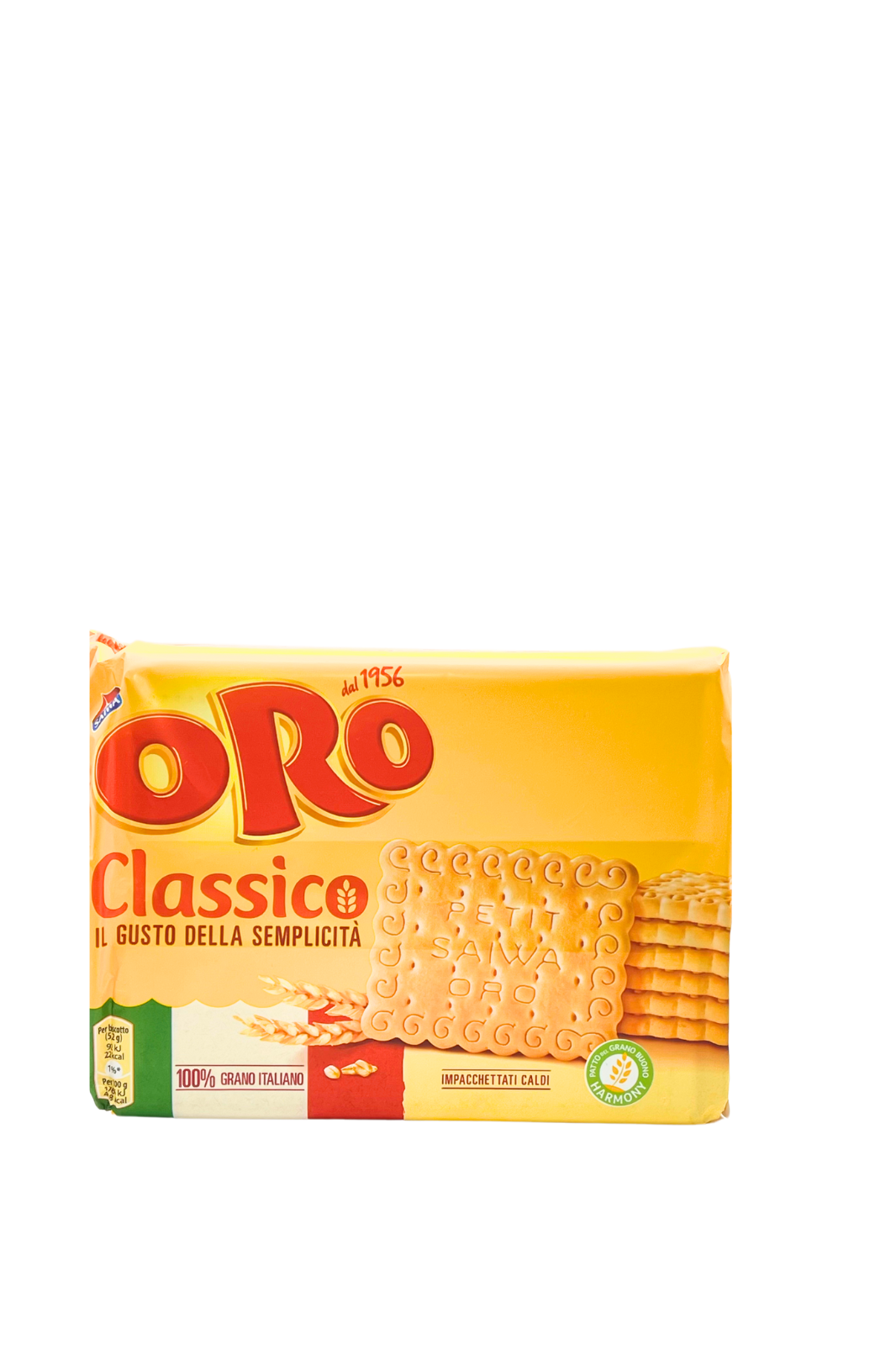 Oro Saiwa Biscotti Secchi Classici con grano 100% Italiano, 250g