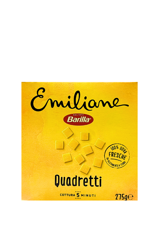 Barilla Emiliane Quadretti, 100% uova Fresche. 275g