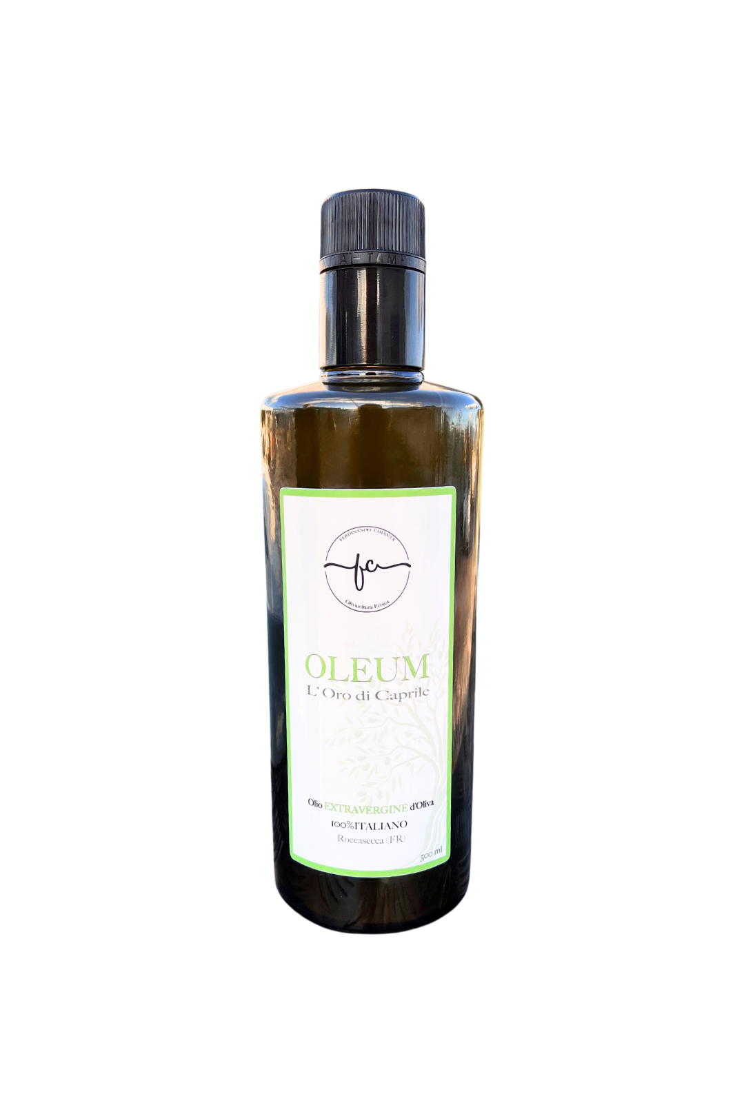 OLEUM - L'Oro di Caprile Olio Extra Vergine di Oliva 100% Italiano, proveniente da Roccasecca (FR), olio di alta qualità, ricco di sapore e perfetto per la cucina mediterranea