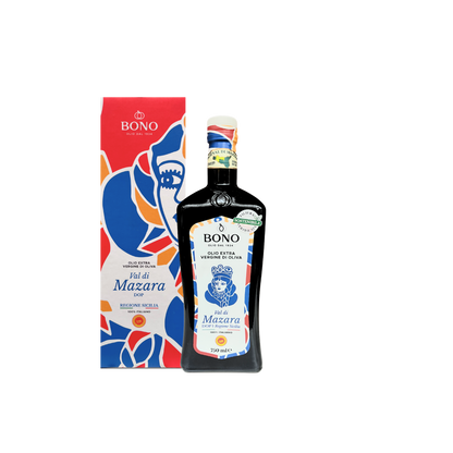 BONO Gift Pack Olio Extra Vergine di Oliva Val di Mazara DOP, 500ml.
