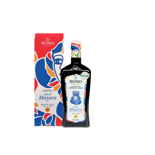 BONO Gift Pack Olio Extra Vergine di Oliva Val di Mazara DOP, 500ml.