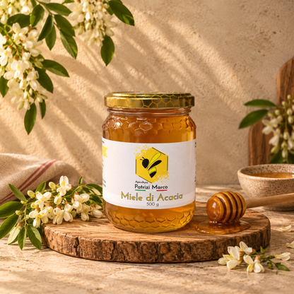 Miele Di Acacia 500gr - Apicoltura Patrizi Marco