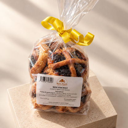 Mini Visciole -  Crostatine con Marmellata di Visciole, 270gr.