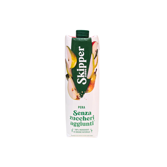 Confezione da 1 litro di succo Skipper pera senza zuccheri aggiunti – Essenza Pisterzi
