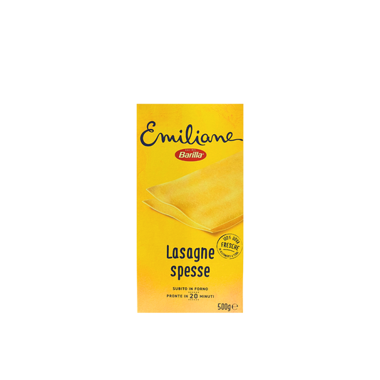 Barilla Emiliane Thick Lasagne, 100% Fresh Eggs. 500g