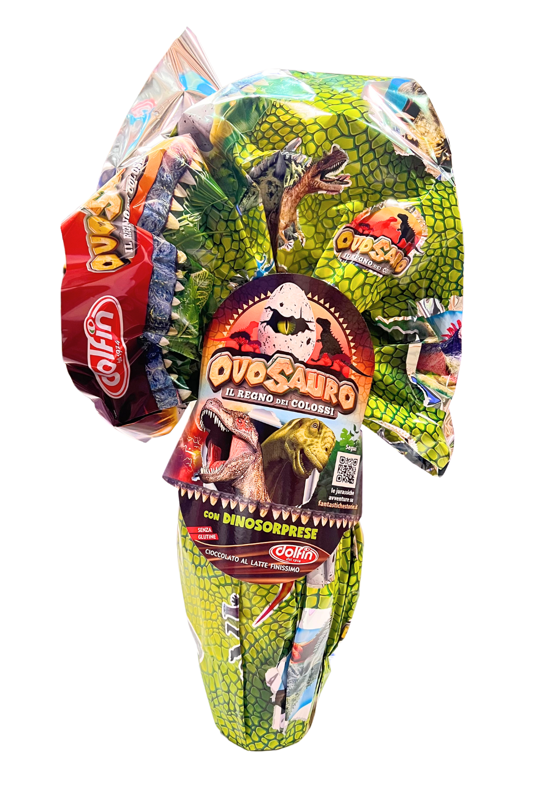 DOLFIN Easter Egg Ovosaurus Milk Chocolate, 220gr.