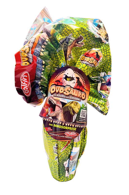 DOLFIN Easter Egg Ovosaurus Milk Chocolate, 220gr.