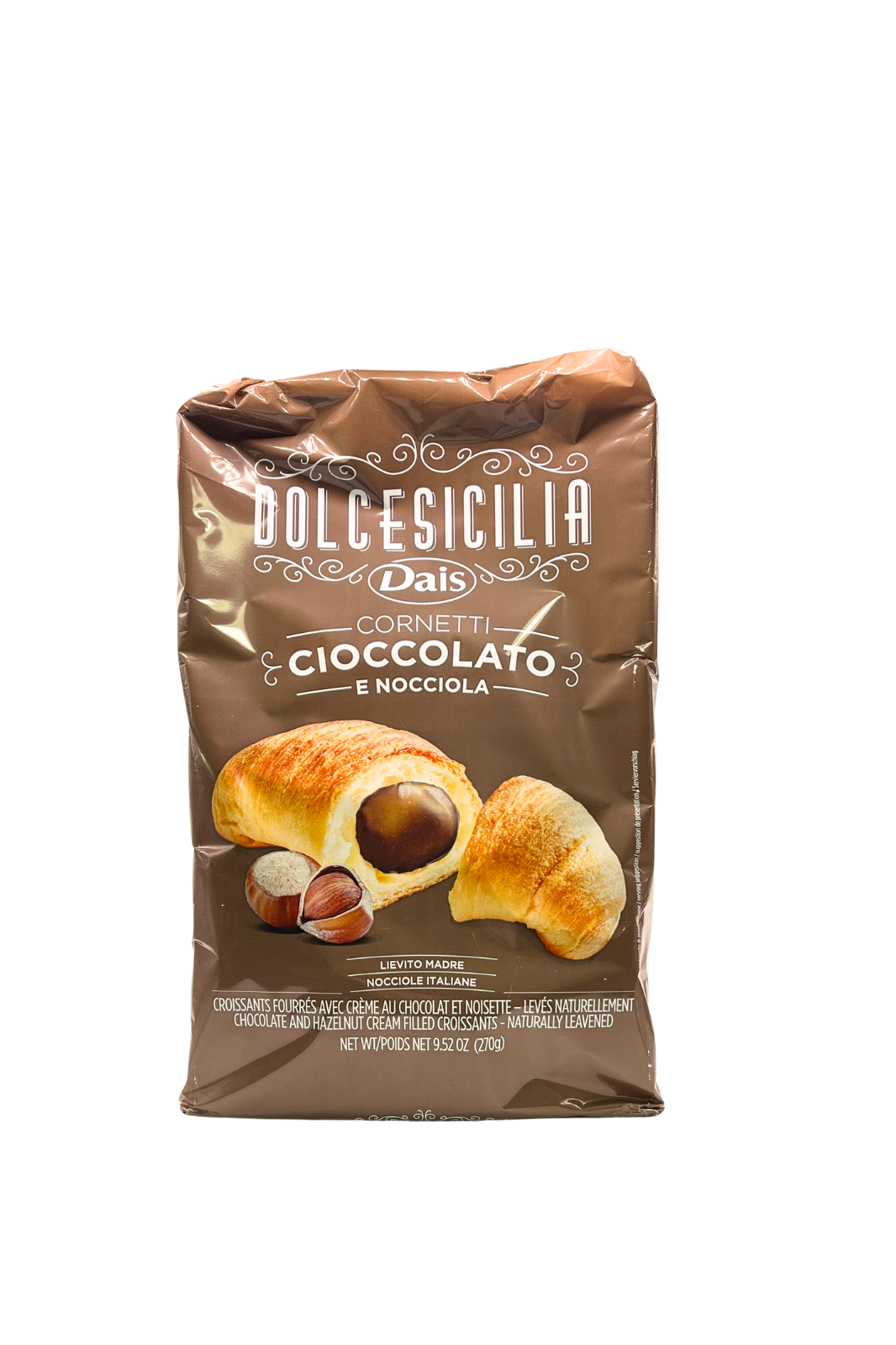 Dais DolceSicilia Cornetti Cioccolato e Nocciole Italiane