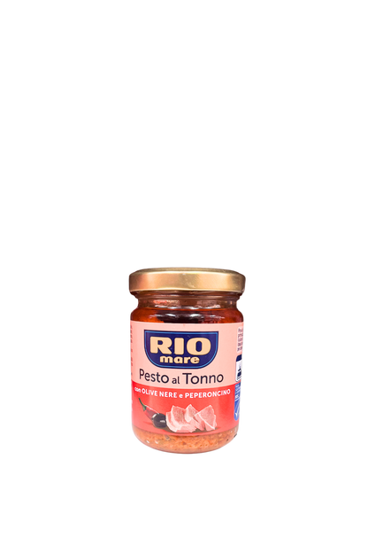 Rio Mare Pesto al tonno con olive nere e peperoncino 130g