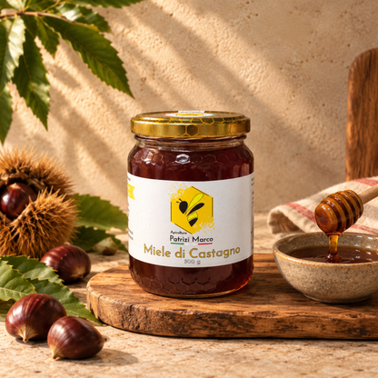 Miele Di Castagno 500gr - Apicoltura Patrizi Marco