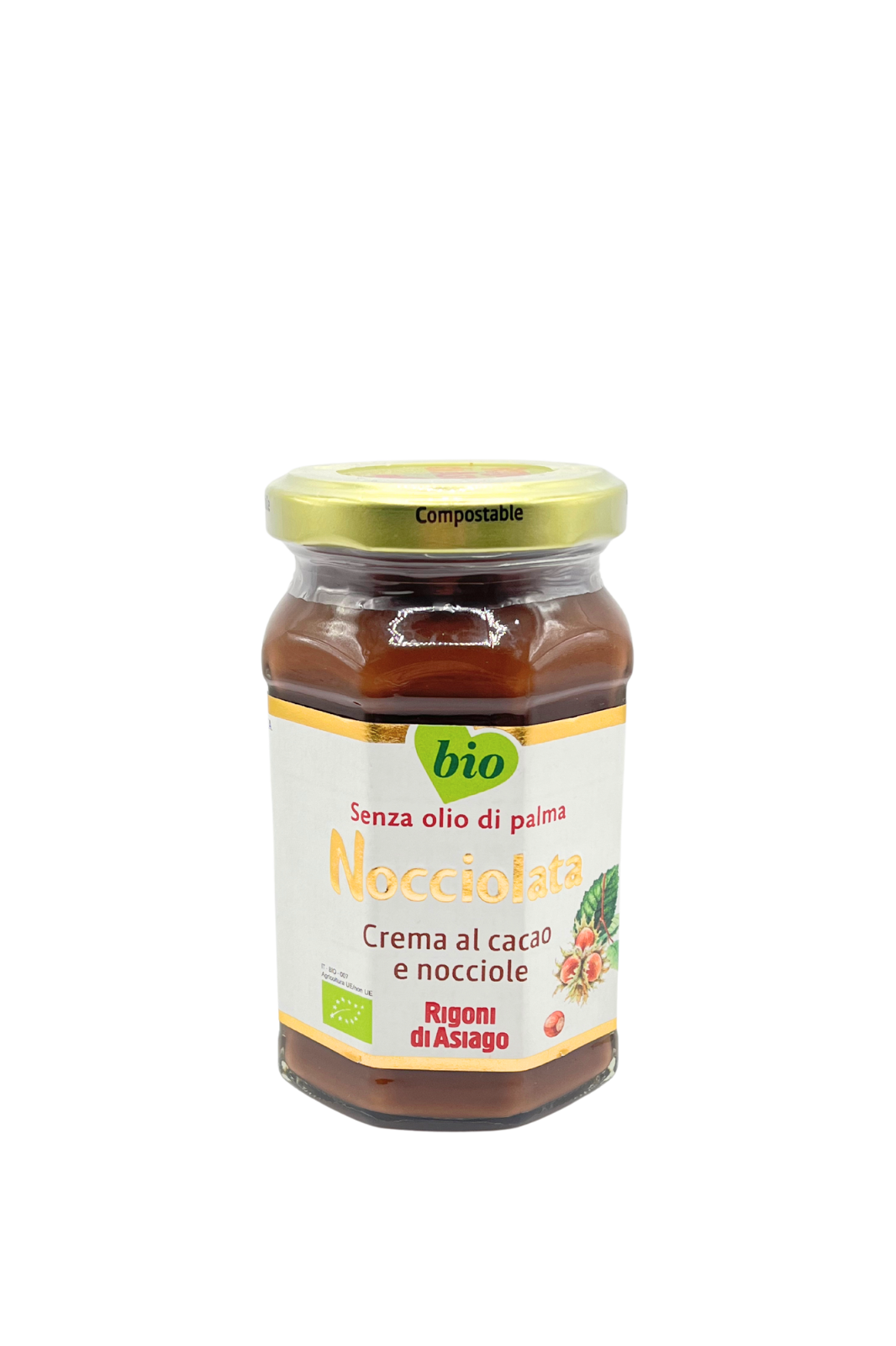 Rigoni di Asiago Nocciolata, Crema spalmabile al cacao e nocciole. BIO