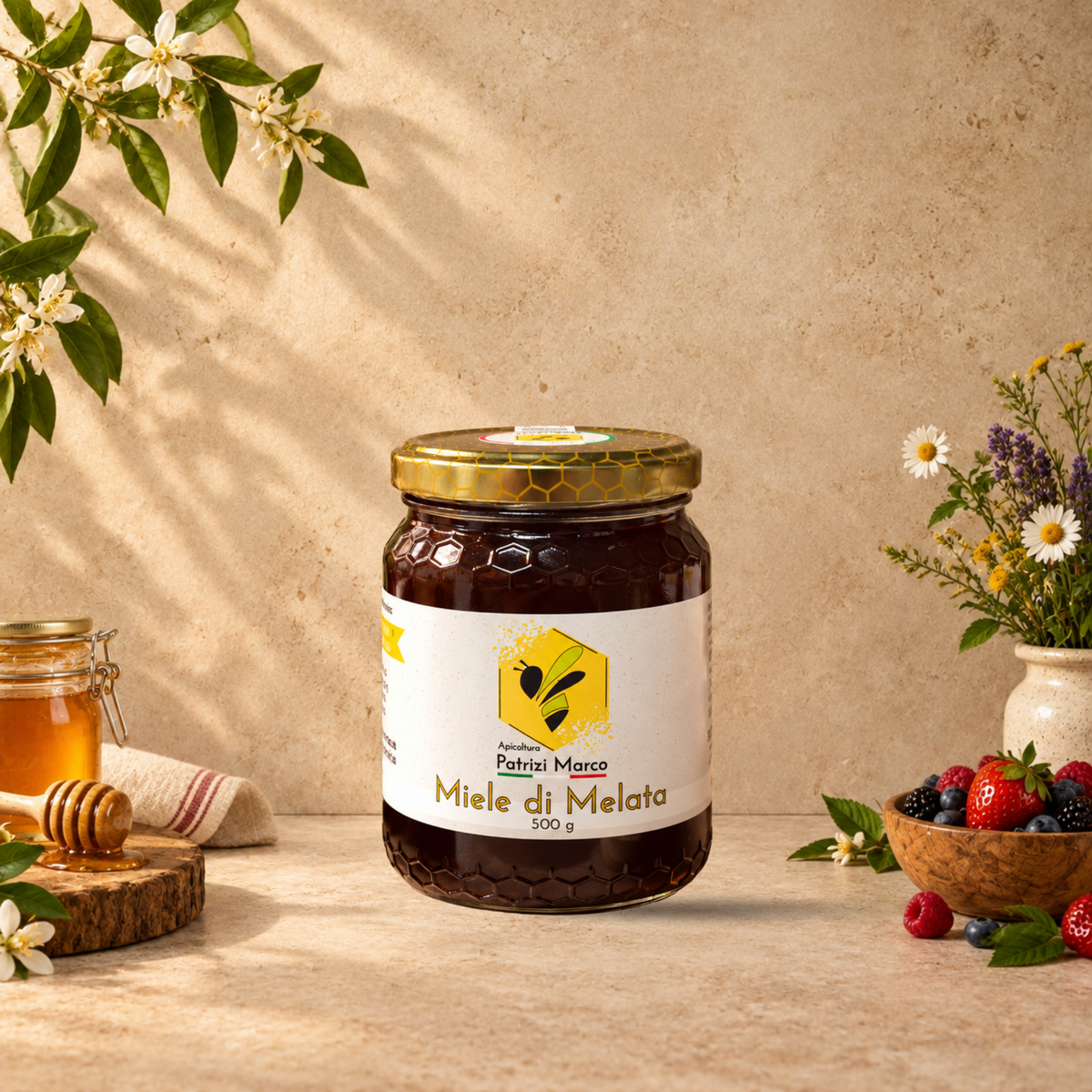 Miele Di Melata 500gr - Apicoltura Patrizi Marco