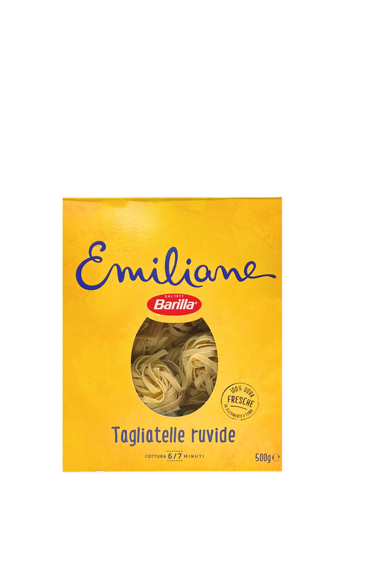 Barilla Emiliane Tagliatelle ruvide, 100% Uova Fresche. 500g