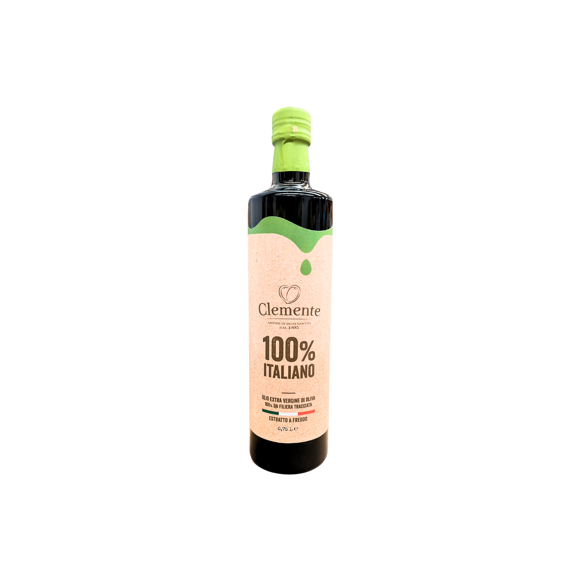 CLEMENTE Olio Extra Vergine di Oliva 75 cl – 100% Italiano, fruttato e aromatico
