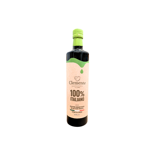 CLEMENTE Olio Extra Vergine di Oliva 75 cl – 100% Italiano, fruttato e aromatico
